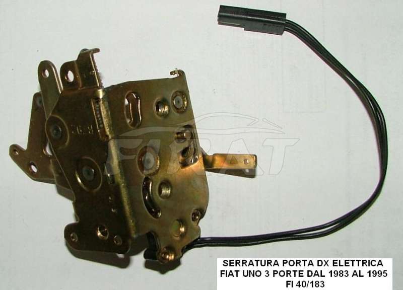 SERRATURA PORTA FIAT UNO 3 PORTE ANT.DX ELETTRICA